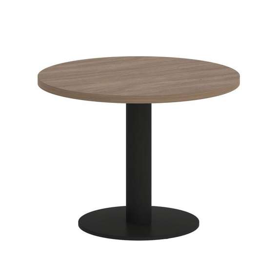 Onix Direct Стол журнальный круглый O.SJ-1 Дуб Аризона/Металл Черный 600*600*450