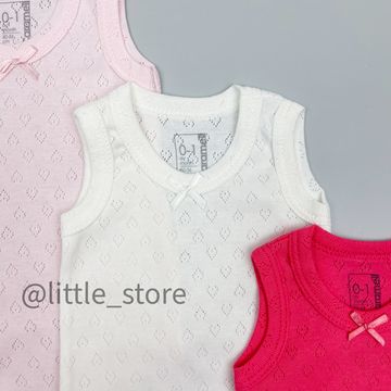 Боди-маечки ажурные (Гранат, Молочный, Нежно-розовый)