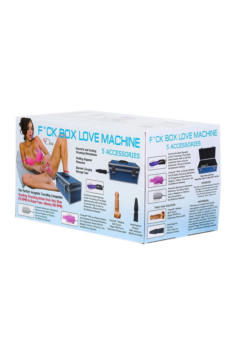 Секс-машина Diva Fuck Box, c двумя насадками