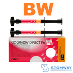Gradia Direct Flo BW (2x1,5гр.) Жидкотекучий Градиа Директ Фло BW, пломбировочный материал
