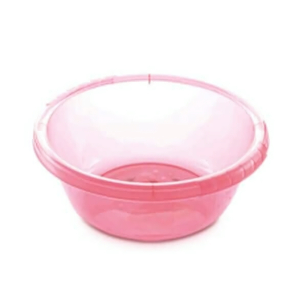 Миска круглая №2 прозрачная с рисунком 2,6л, диам 24см РП-132микс