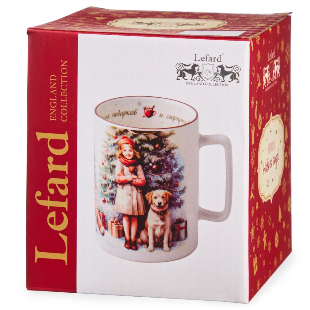 КРУЖКА LEFARD "ВРЕМЯ ПОДАРКОВ И СЮРПРИЗОВ" 400МЛ