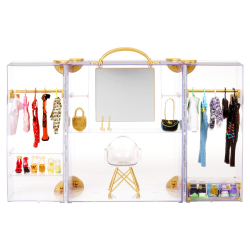Rainbow High - Модный шкаф с одеждой для кукол Deluxe Fashion Dressing Room 574323 / артикул   574323  / GTIN 035051574323