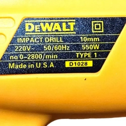 Dewalt D1028 дрель 550WT 1/2" (10MM) U.S.A.