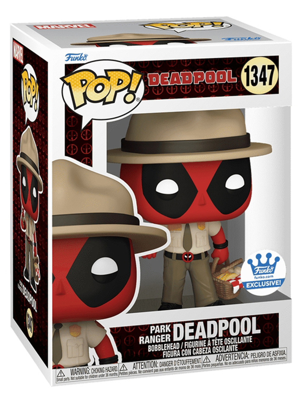 Фигурка Funko POP! Bobble Marvel Deadpool Park Ranger Deadpool (Exc) (1347) 77630