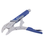 МАСТАК (036-00250H) Зажим с фиксатором 250 мм, фигурные губки