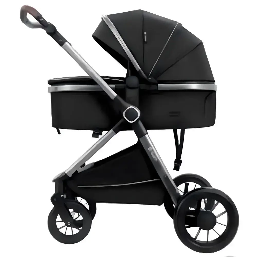 Детская коляска-трансформер Luxmom A4 2в1 (черный)