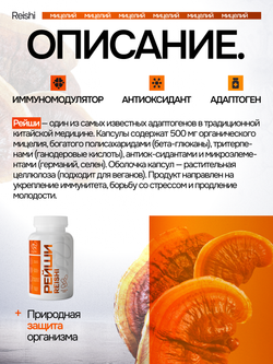 Рейши Линчжи 90 капсул