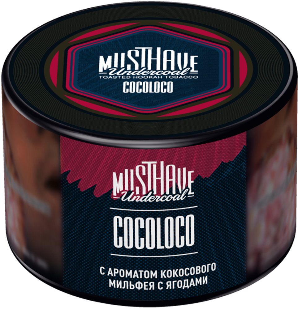 MustHave x Cocoloco (Кокосовый мильфей с ягодами) 40г + Уголь 8шт