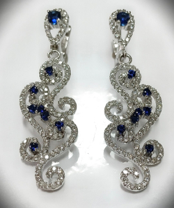 Ювелирные серьги Эстерелла