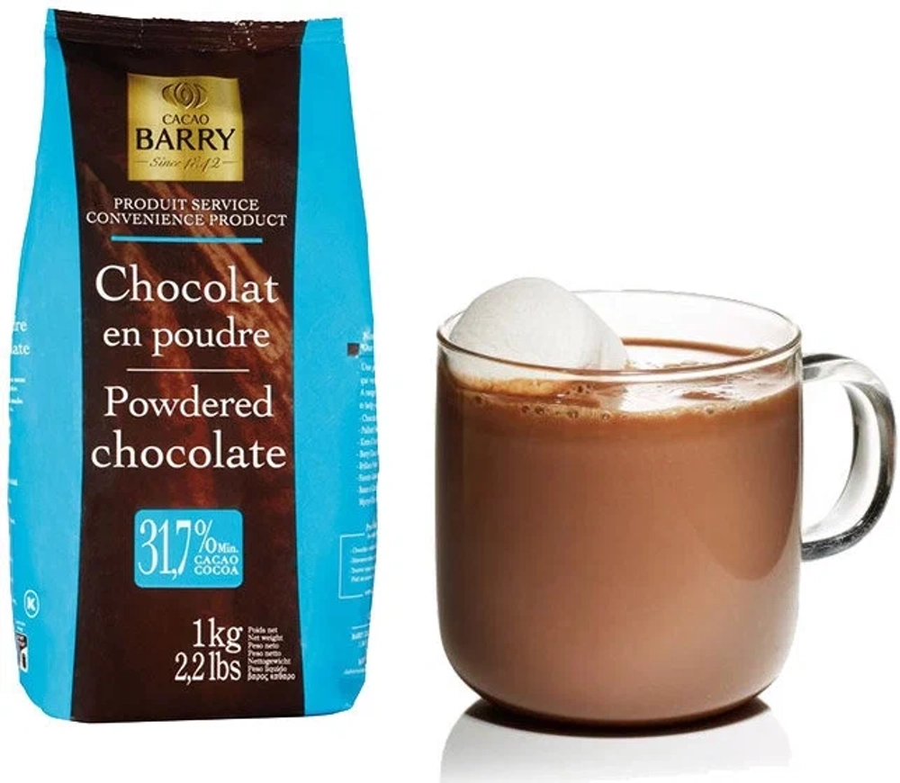 Какао-порошок с сахаром 1кг Callebaut Франция