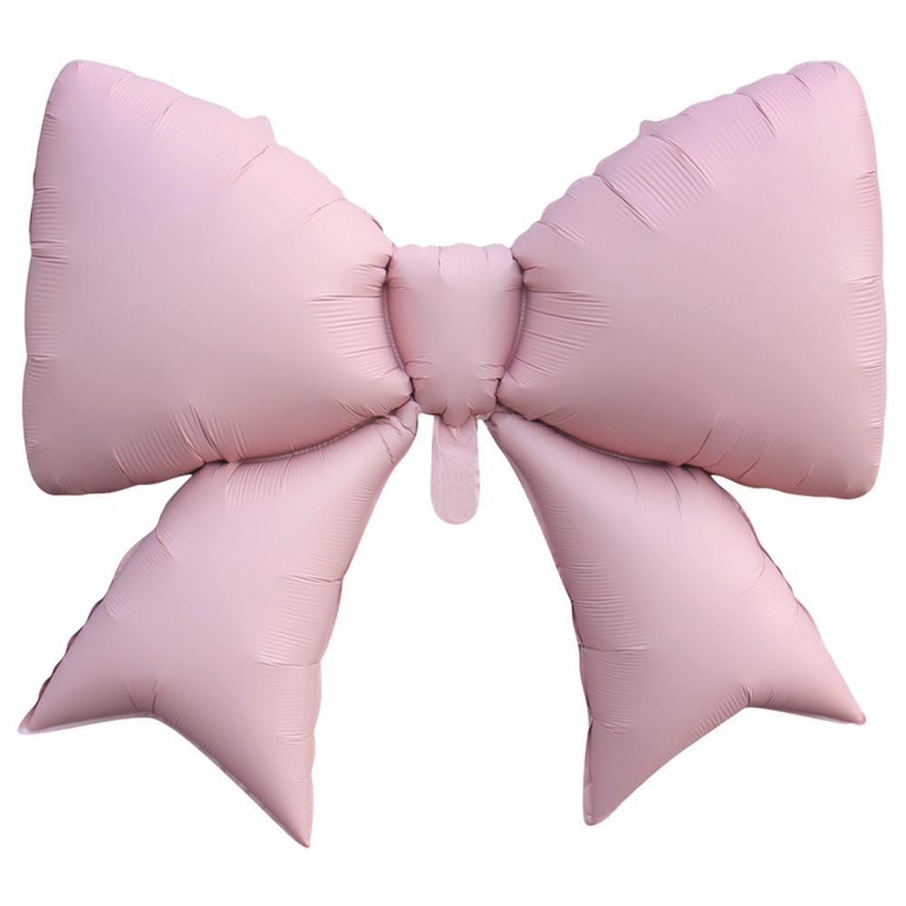 Шар фольгированный Бант 99 см (Розовый)