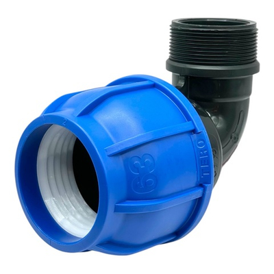 Отвод TEBO переходной 63x2" с НР