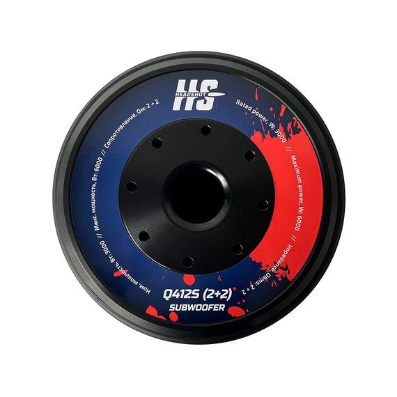 Сабвуфер Kicx HeadShot Q412S 2+2