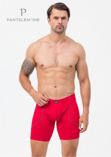 Трусы мужские боксеры удлинённые Pantelemone PMHLL-1469, красный