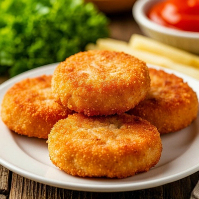 Котлеты жареные куриные