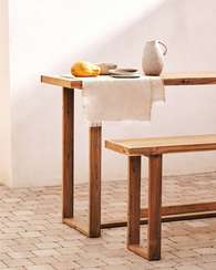 Барный стол Canadell из массива тика 140x70 см