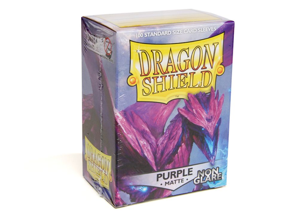 Dragon Shield - Фиолетовые небликующие матовые протекторы 100 штук