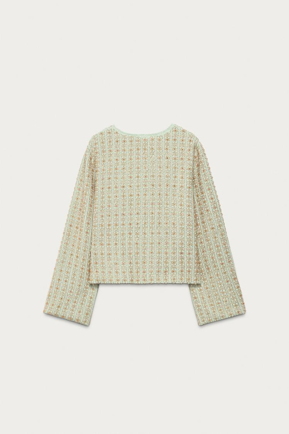 ZARA X MARISA BERENSON КАРДИГАН С КРУГЛЫМ ВЫРЕЗОМ, РАЗНОЦВЕТНЫЙ