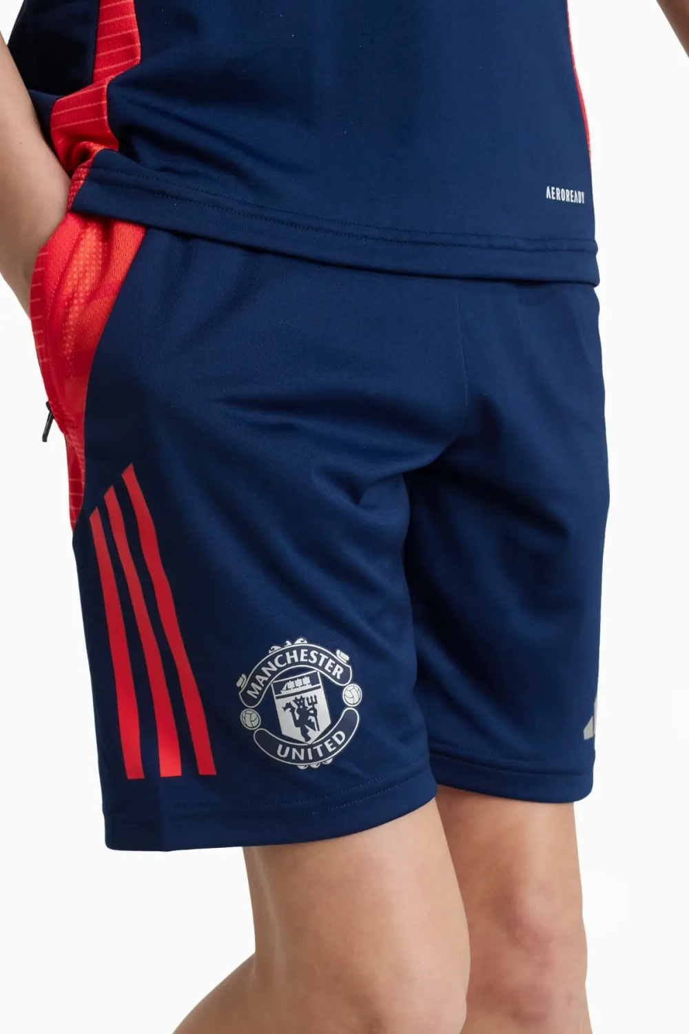 Шорты adidas Manchester United 24/25 Training Junior - темно-синий
