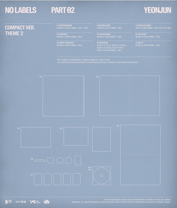 Альбом YEONJUN - NO LABELS: PART 02 (Compact Ver.) - предзаказ от WEVERSE SHOP