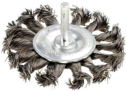 Щетка-диск для УШМ жгутированная стальная, d-125мм