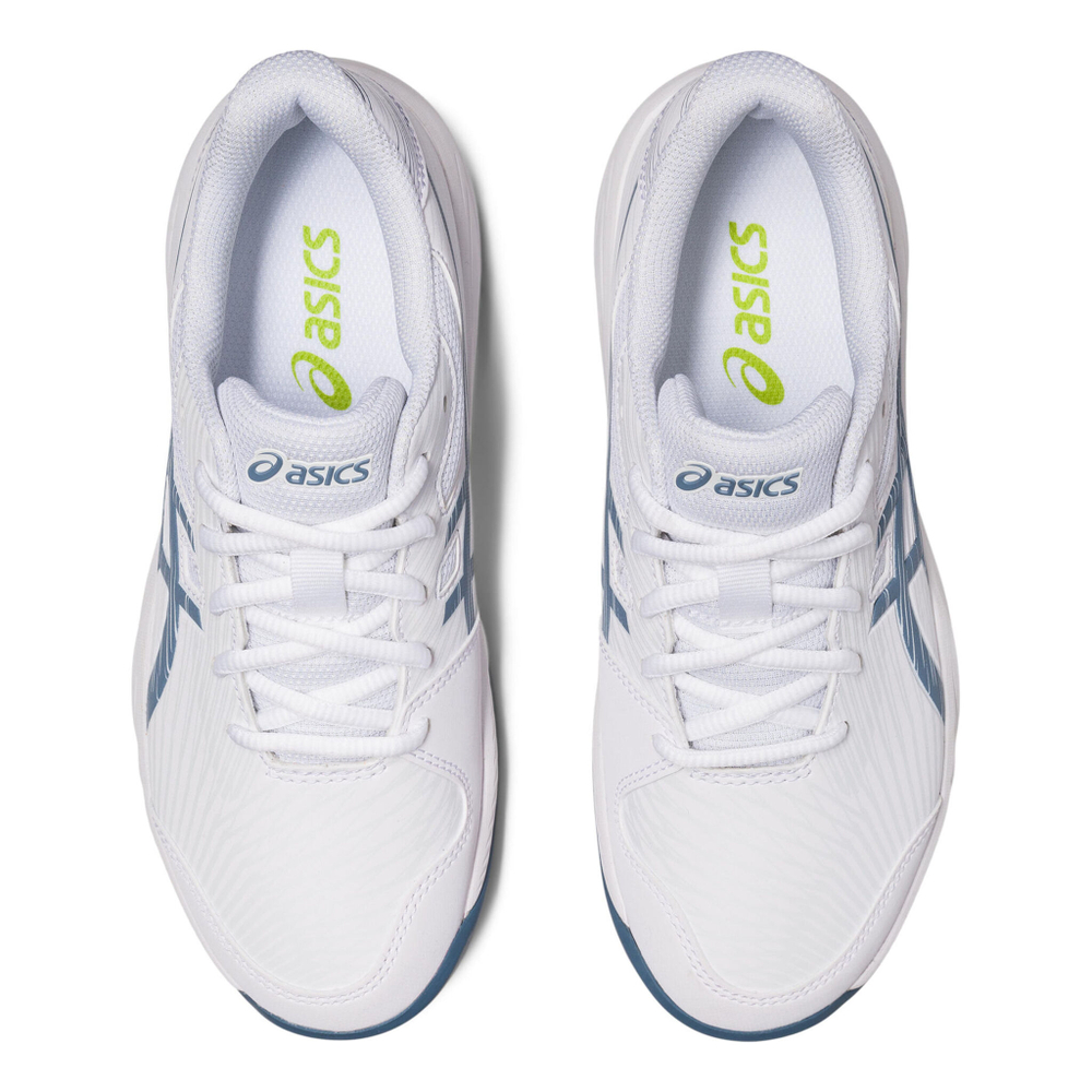 Детские теннисные кроссовки ASICS Gel-Game 9 GS All Court Shoe Kids - White, Dark Blue