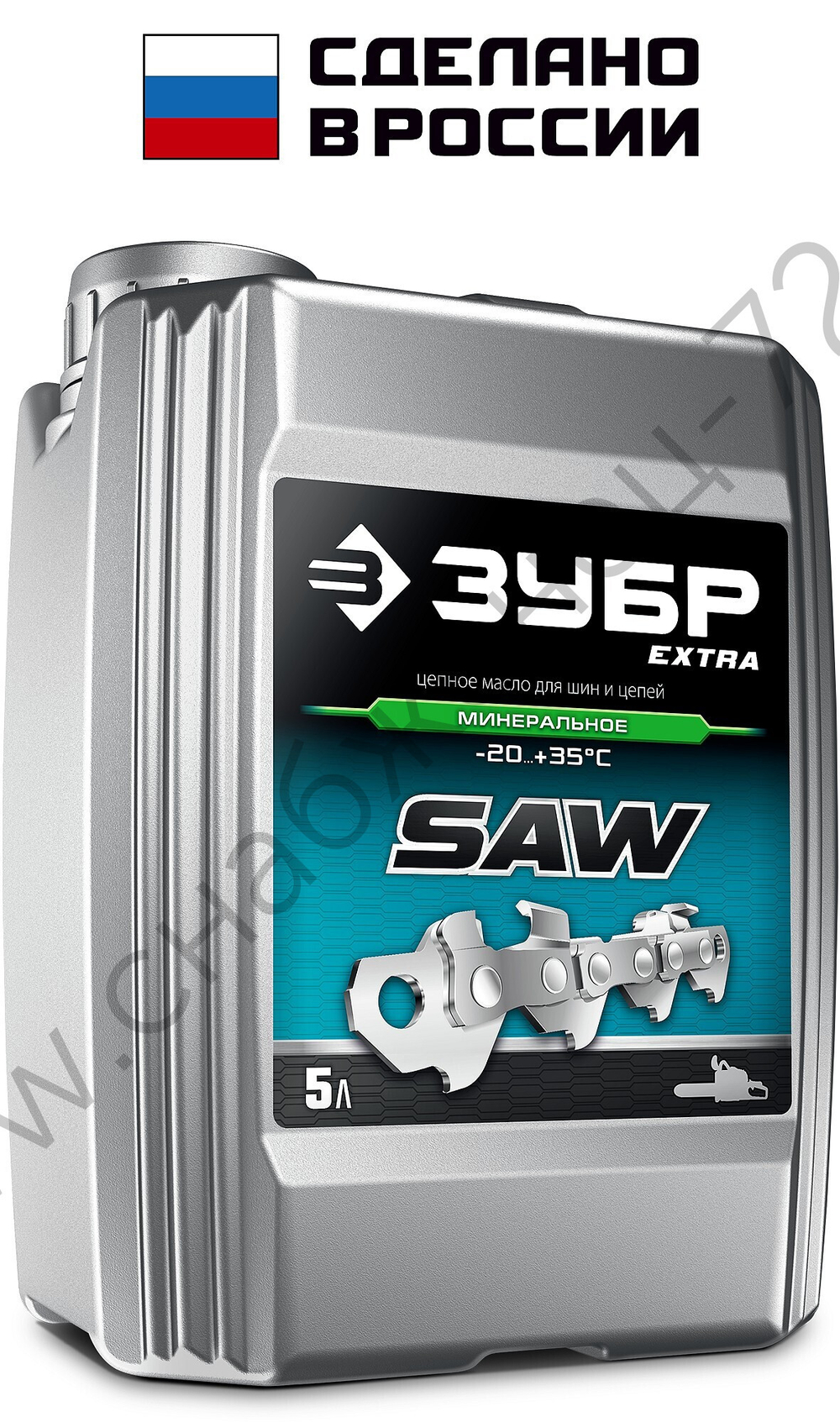 ЗУБР 5 л, цепное минеральное масло для бензо и электропил, EXTRA (70620-5)