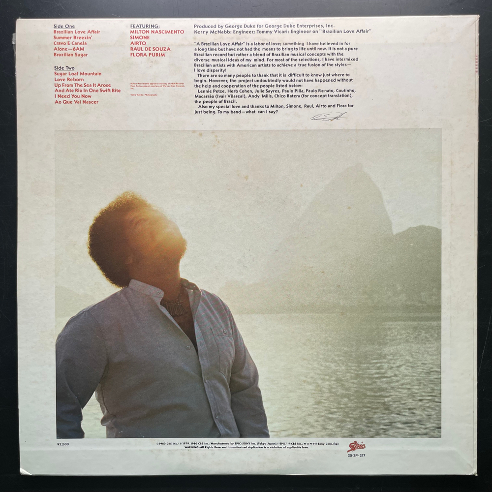 George Duke ‎– A Brazilian Love Affair (Япония 1980г.)
