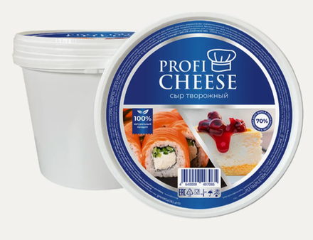 Сыр Творожный Profi Cheese 68%, 2,2 кг без ЗМЖ,1шт.