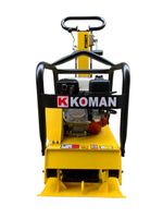 Виброплита реверсивная KOMAN MS125-4 бензиновая - [126 кг / 25 кН / Honda GX160]