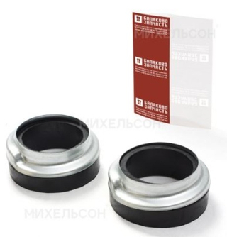 Подушки пружин передн 2101-07,2121 усиленные (2подушки с чашками) к-т БалаковоЗапчасть 10074