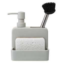 Диспенсер для мыла Noble, 280 мл, светло-серый