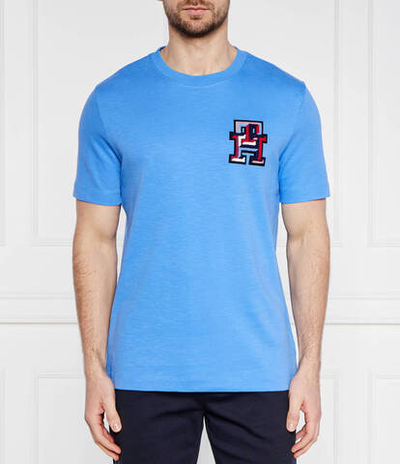 Футболка BADGE TEE Tommy Hilfiger - голубой(MW0MW34423)