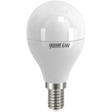 Лампа Gauss LED Elementary Globe 6W E14 4100K 53126