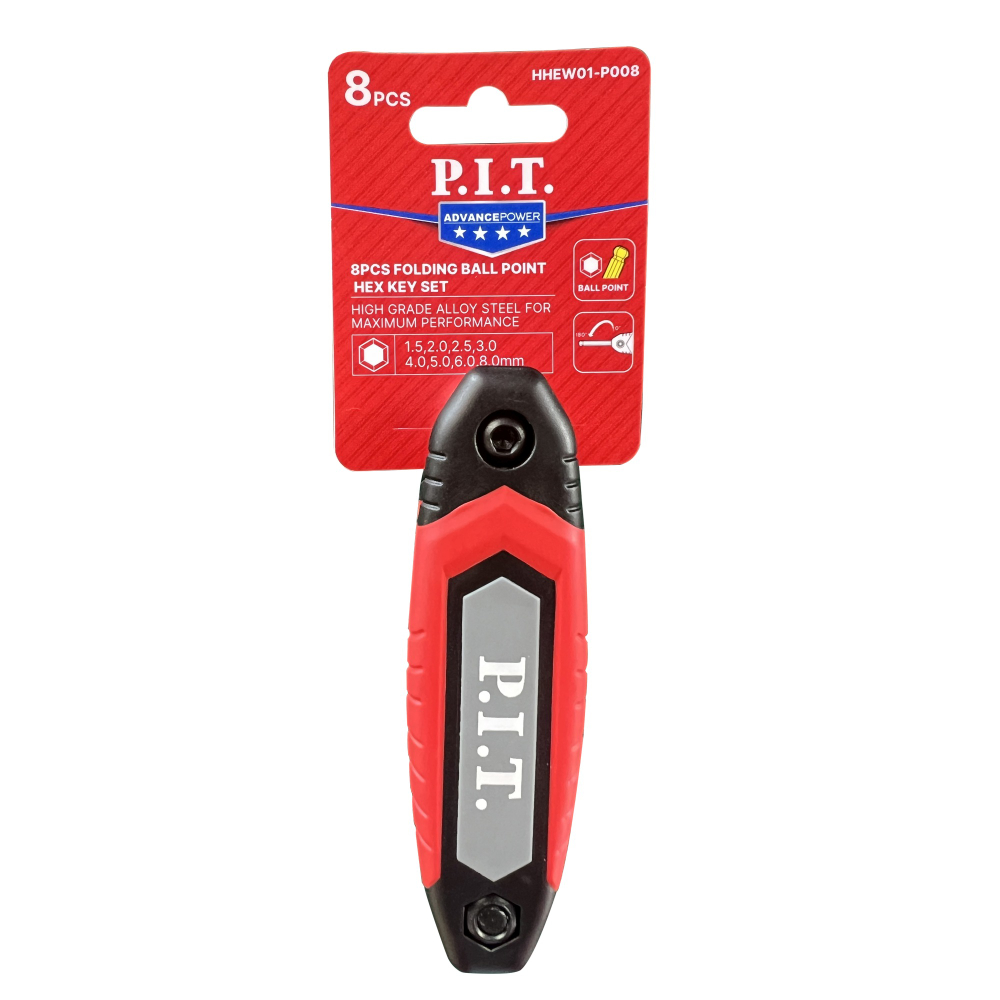 Набор шестигранных ключей P.I.T. ADVANCE HHEW01-P008