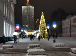 Уличная елка каркасная «Евро-2 Сосна» (Леска бело-зеленая) от 4 до 30 м