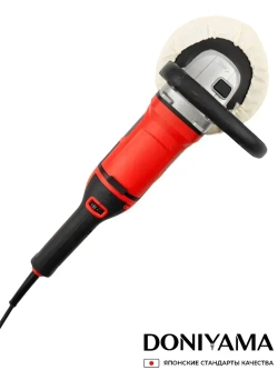 Полировальная машина / полировальная машинка для автомобиля 180мм 3500Вт с ПЫЛЕЗАЩИЩЁННЫМ МОТОРОМ, плавным пуском и регулировкой скорости.