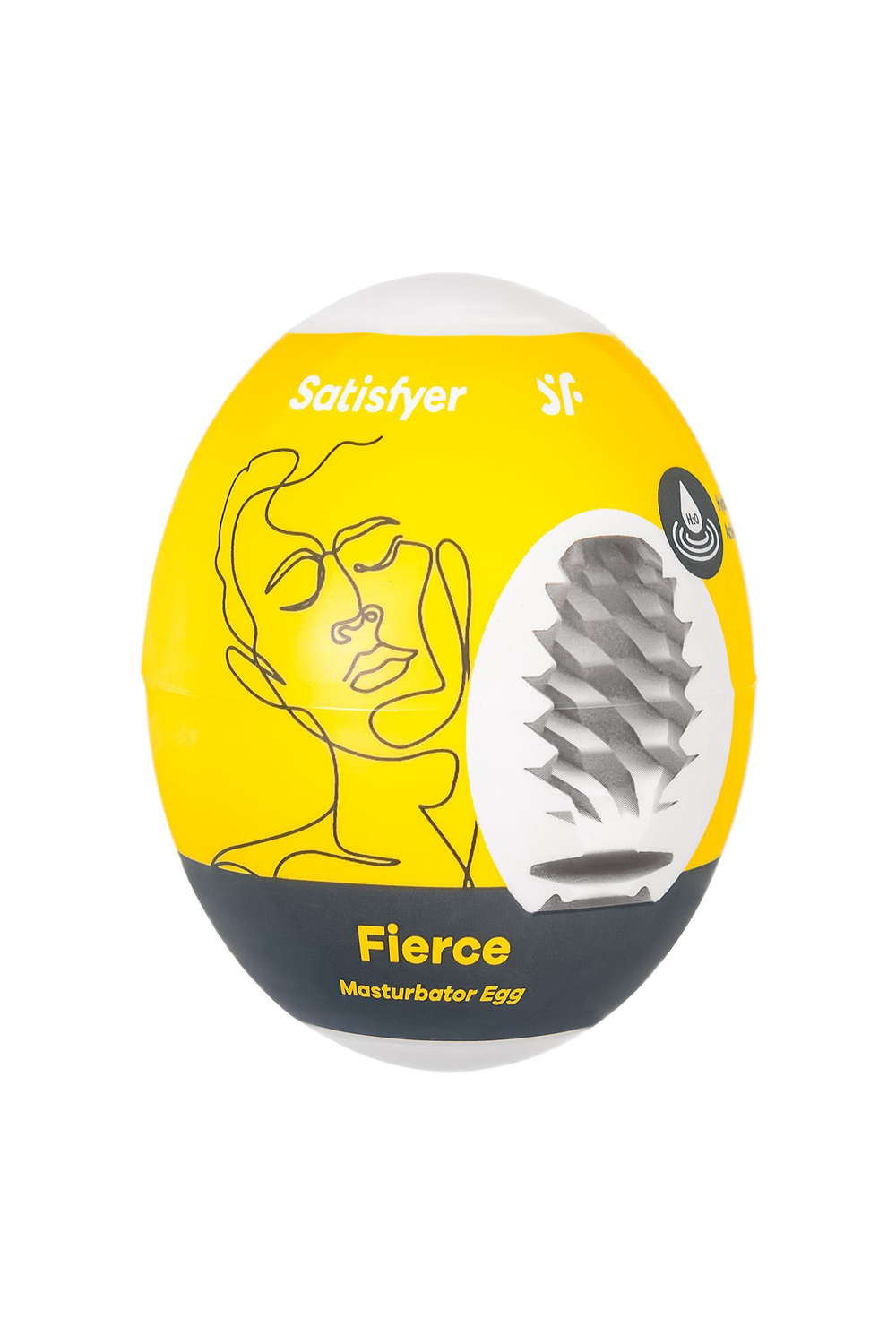 Мастурбатор-яйцо Satisfyer Fierce Mini Masturbator (Цвет: белый)