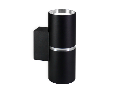 Настенный светильник со сменной лампой GU10 FW2477/2 BK/CH черный/хром GU10/2 max 12W 145*55*80