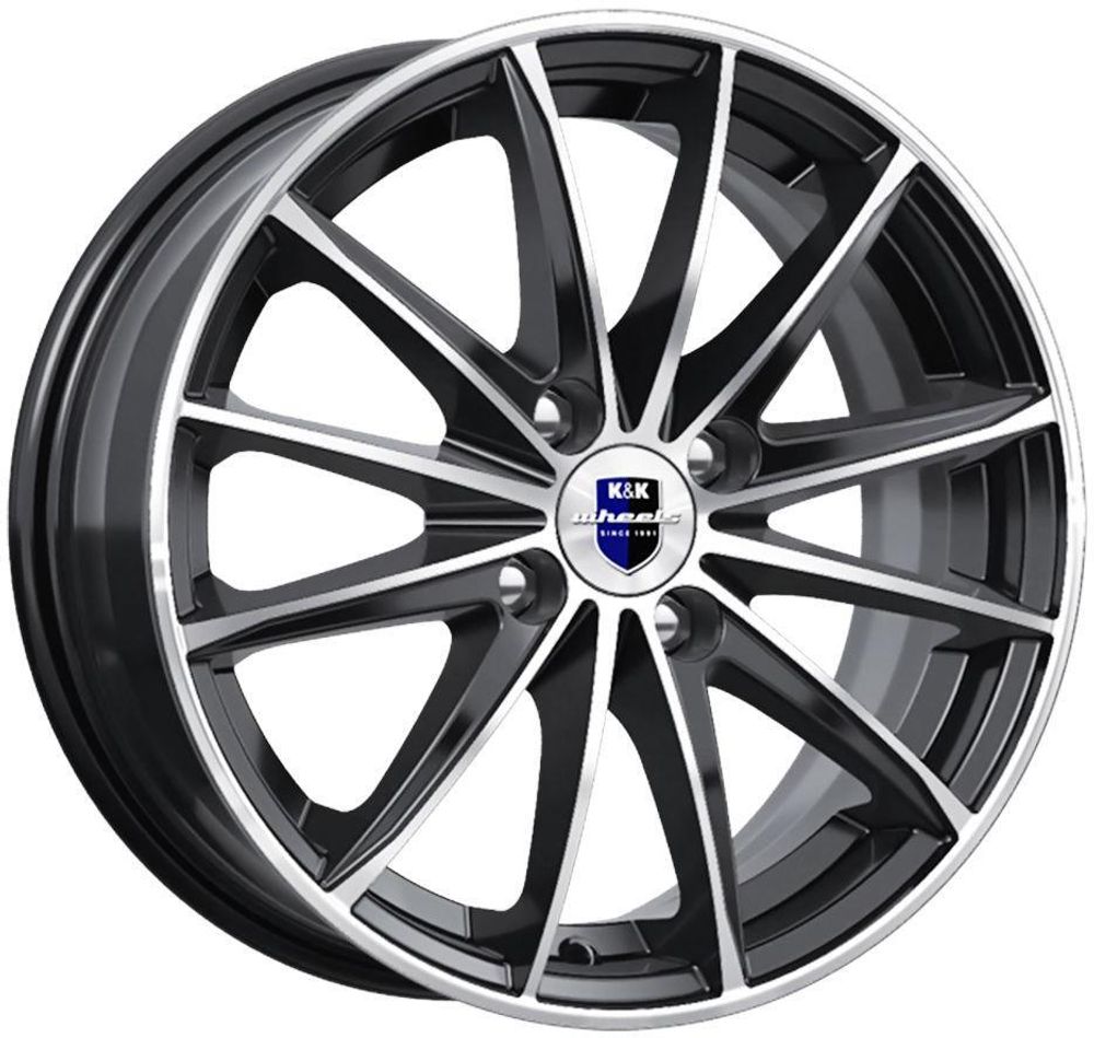 K&amp;K Бланк 6x15 4x100 ET 50 Dia 60.1 (алмаз черный)