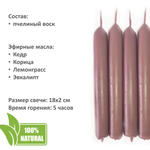 Свечи планетарные / САТУРН - 18х2 см