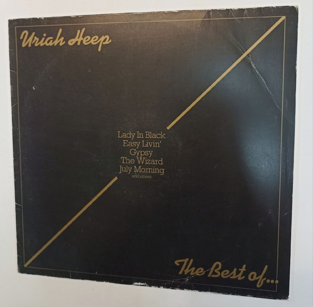 Винтажная виниловая пластинка Uriah Heep The Best Of (Germany 1975)