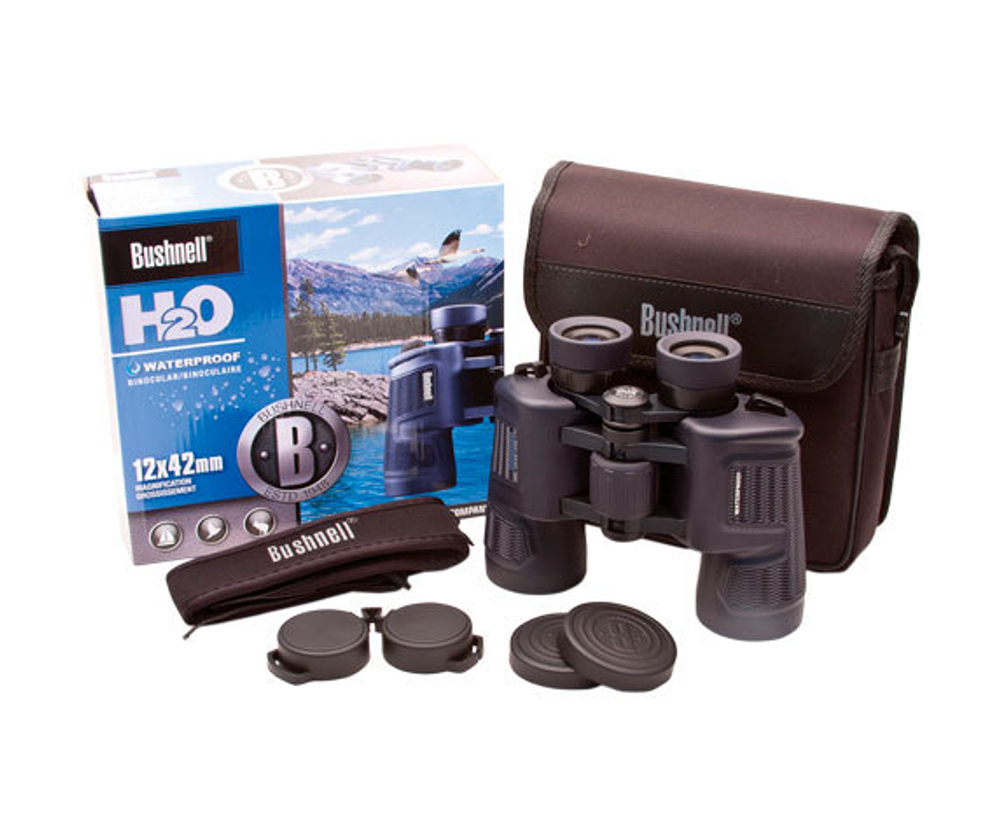 Комплект поставки биноклей Bushnell H2O