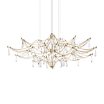 Подвесная светодиодная люстра Loft It Mira 10587/1000 Gold Asfour