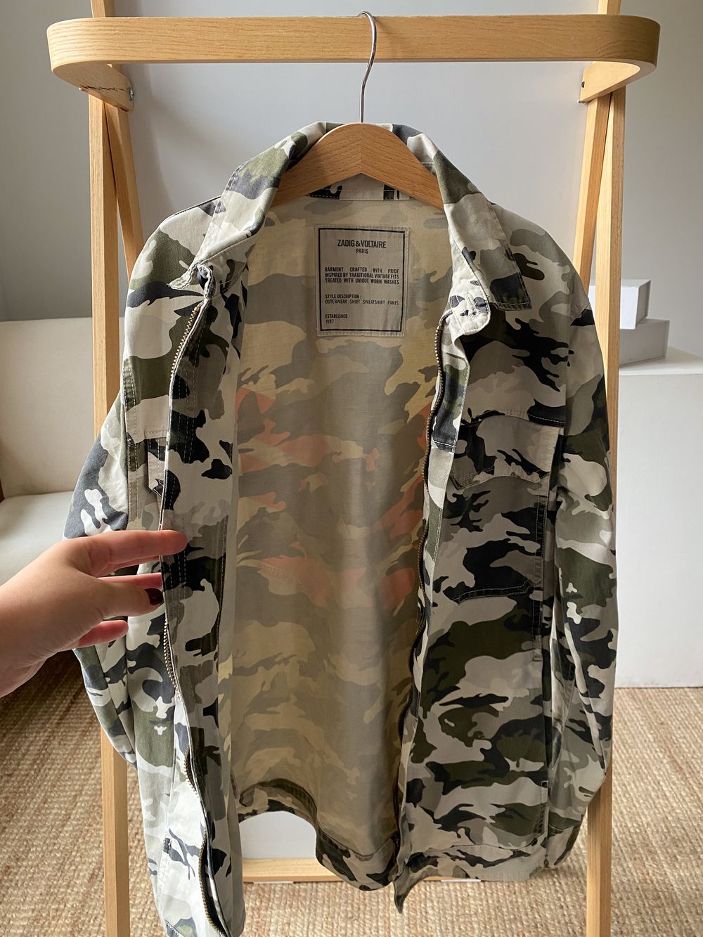 Хлопковая ветровка Zadig&Voltaire, 164