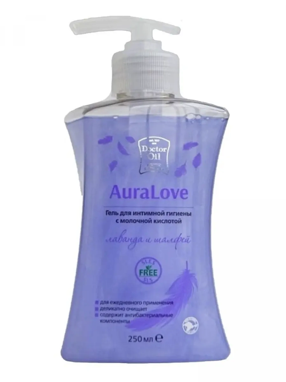 Гель для интимной гигиены "Лаванда и шалфей" AuraLove 250 мл