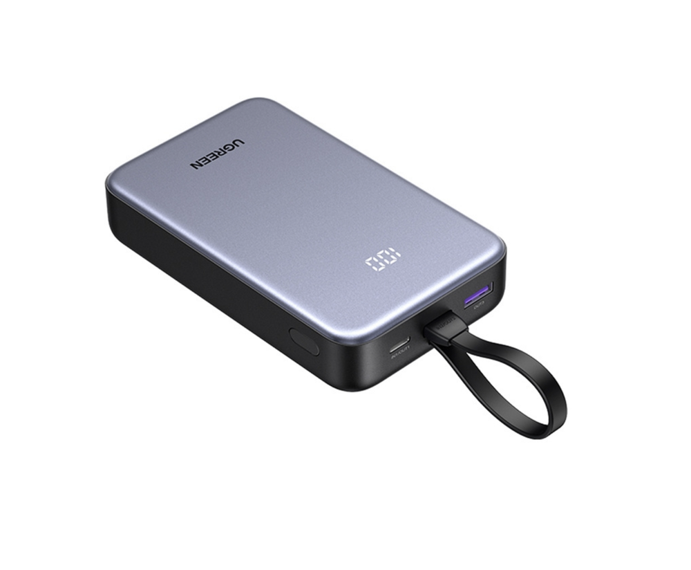 Аккумулятор внешний UGREEN Power Bank 45W (20000mAh) (PB536) серый