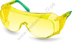KRAFTOOL ULTRA жёлтые, линза увеличенного размера устойчивая к царапинам и запотеванию, открытого типа, защитные очки (110462)