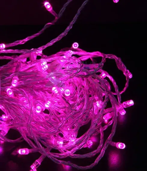 Комплект гирлянды на деревья с контроллером 60 м., 3 луча по 20 м, 600 LED ламп розового цвета, Beauty Led (KDD600C-10-1P)